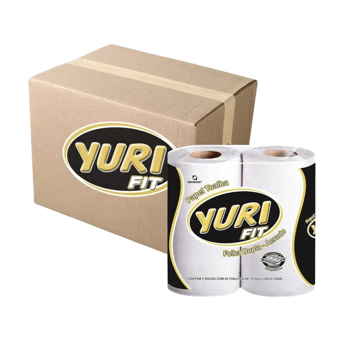 TOALHA PAPEL COZINHA BRANCO 16 PCT X 2 RL YURI FIT